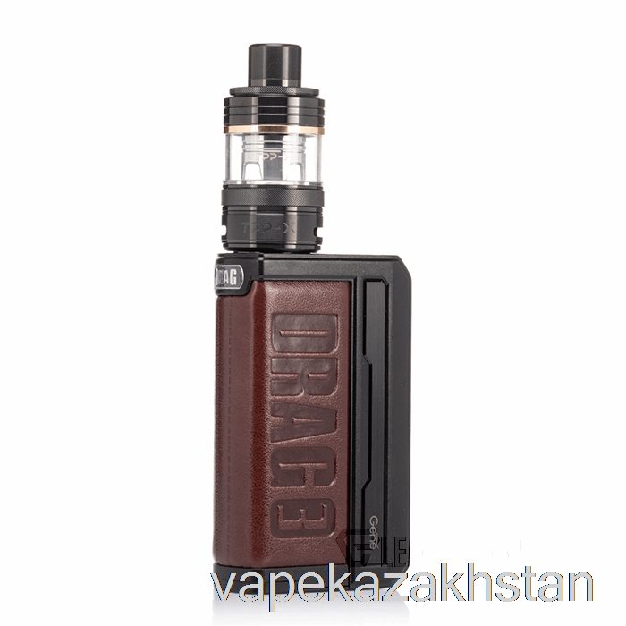 Vape Kazakhstan VOOPOO DRAG 3 177W Starter Kit [TPP-X] Black-Umber